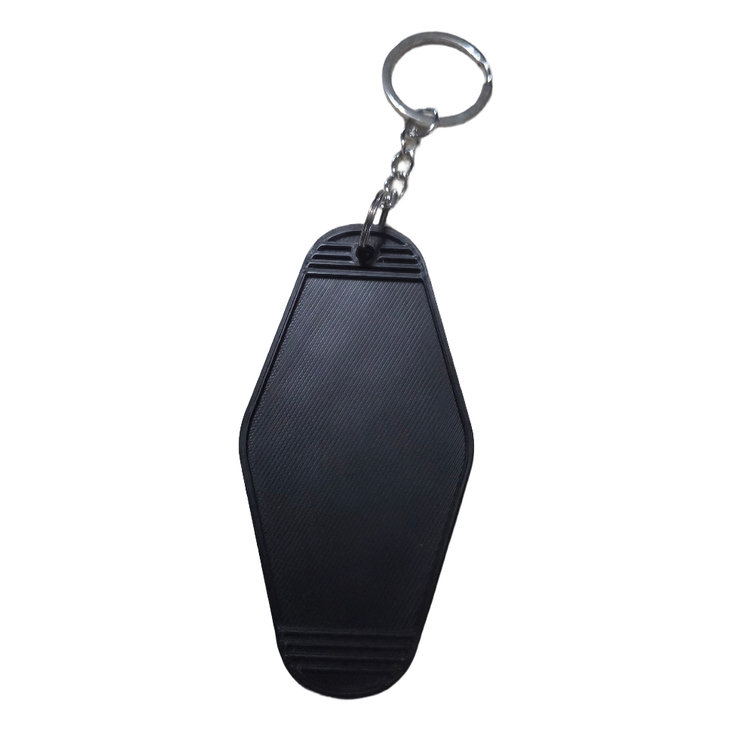 Custom Laser Engraved Keychain | Personalized Name or Logo | Black & White or Green & Yellow